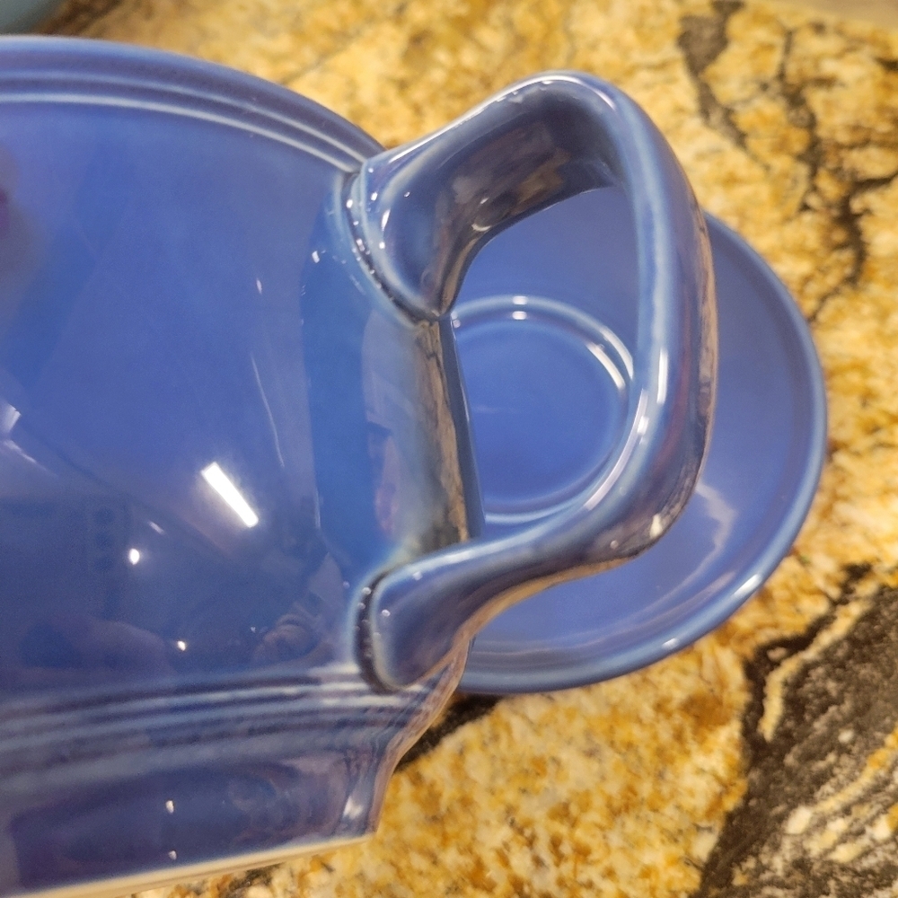 Fiestaware Jumbo Mug & Jumbo Saucer Set SAPPHIRE - Picture 7 of 10